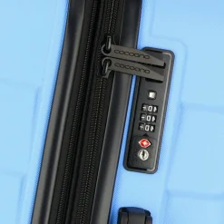 Sale Cocoono Larnaka 4 Rollen Kofferset 3-teilig mit Dehnfalte blau