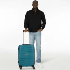 Cocoono 4-Rollen Kabinentrolleys|Hartgepäck Kabinengepäck<Leon 4 Rollen Kabinentrolley 55 cm petrol