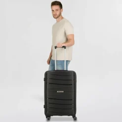 Cocoono 4-Rollen Koffer|Hartgepäck<Leon 4 Rollen Trolley 66 cm schwarz