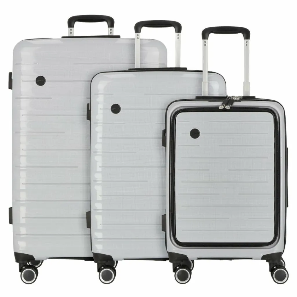 Cocoono Koffersets Als Hartgepäck|Koffersets 3-Teilig<Madrid 4 Rollen Kofferset 3-teilig grau