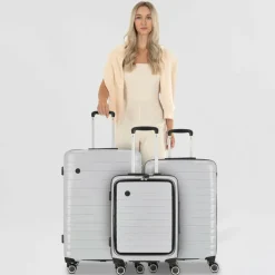 Cocoono Koffersets Als Hartgepäck|Koffersets 3-Teilig<Madrid 4 Rollen Kofferset 3-teilig grau