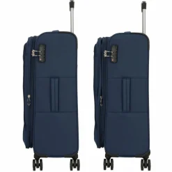 Cocoono Koffersets Als Weichgepäck|Koffersets 3-Teilig<Monterrey 4 Rollen Kofferset 3-teilig mit Dehnfalte navy