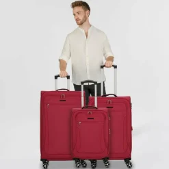 Cocoono Monterrey 4 Rollen Kofferset 3-teilig mit Dehnfalte