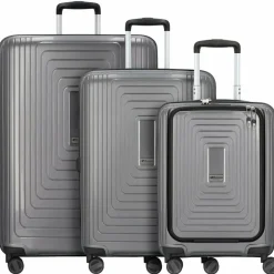 Discount Cocoono Zürich 4-Rollen Kofferset 3tlg. platin