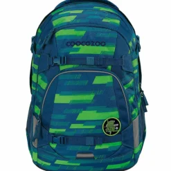 coocazoo Schulrucksäcke<Mate Schulrucksack 44 cm lime stripe
