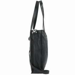Discount Cowboysbag Bonanza Buckley Schultertasche Leder 32 cm Laptopfach croco black