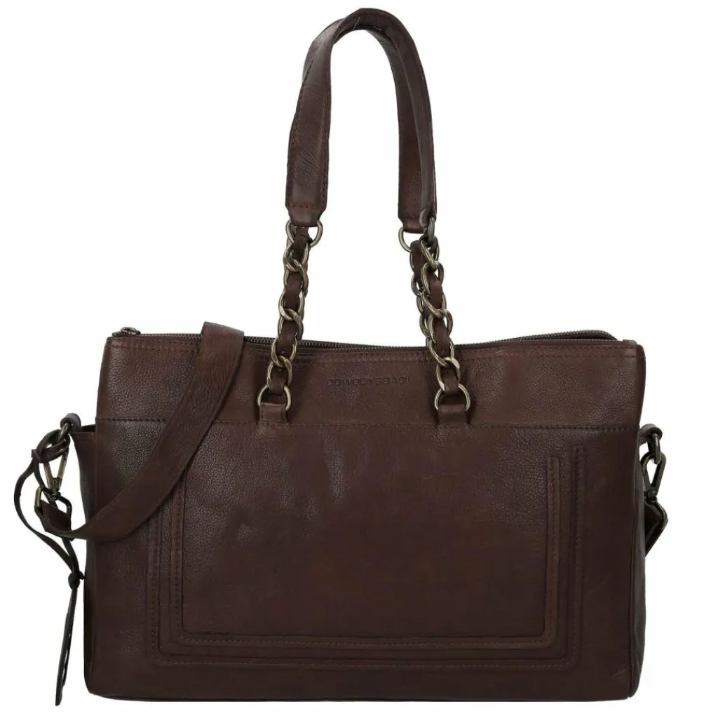 Cowboysbag Chained Barton Schultertasche Leder 40 cm