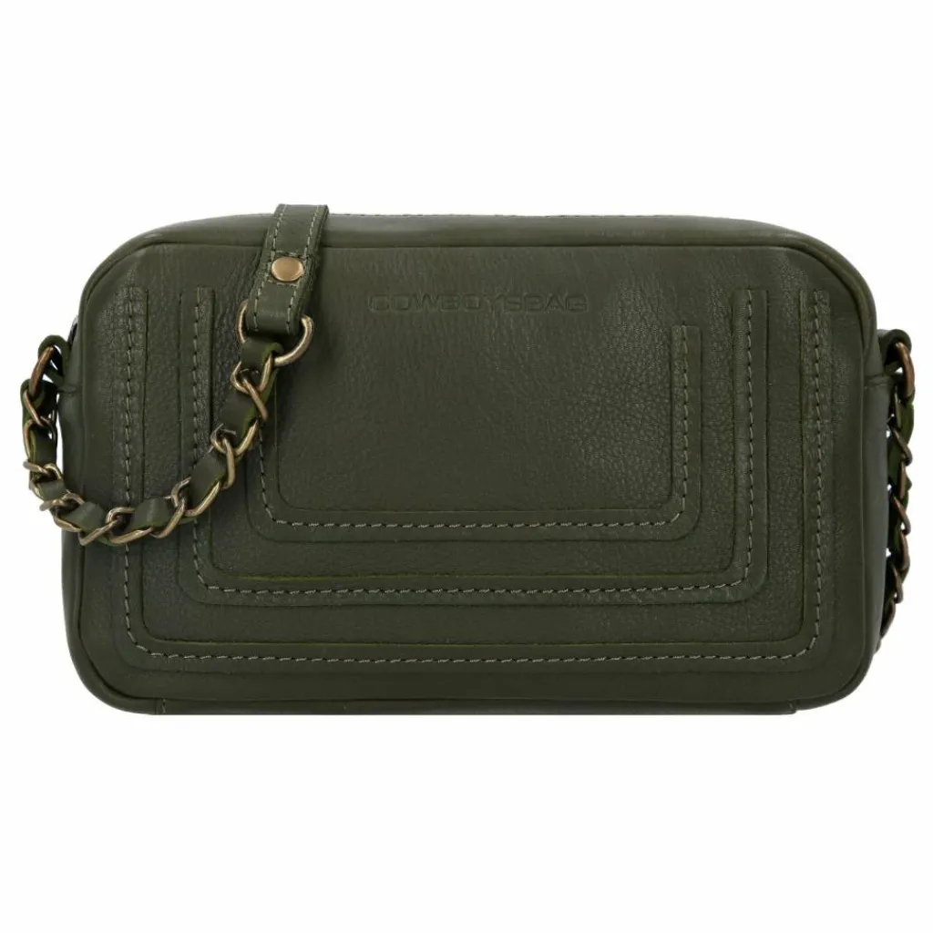 Cowboysbag Umhängetaschen<Chained Feltham Umhängetasche Leder 22 cm avocado