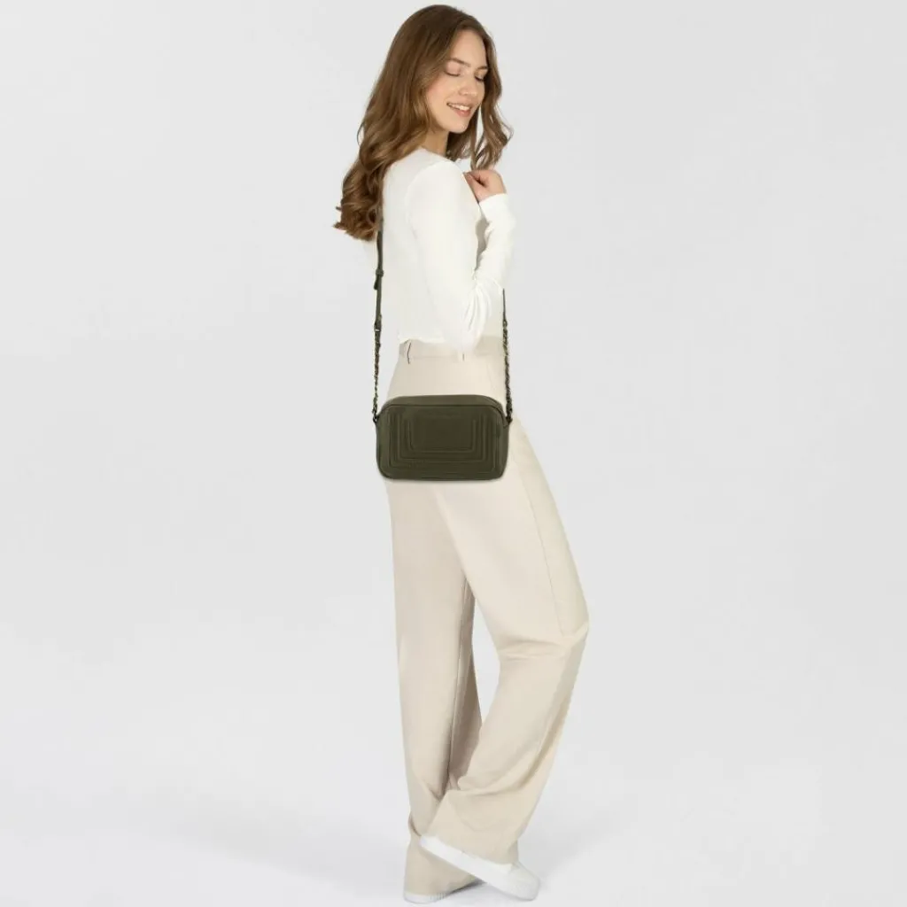 Cowboysbag Umhängetaschen<Chained Feltham Umhängetasche Leder 22 cm avocado