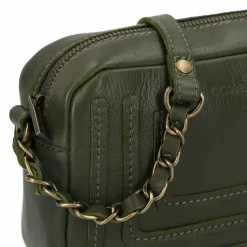 Cowboysbag Umhängetaschen<Chained Feltham Umhängetasche Leder 22 cm avocado