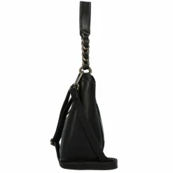 Hot Cowboysbag Chained Middleton Schultertasche Leder 30 cm black