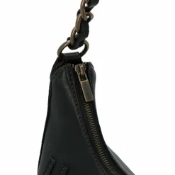 Hot Cowboysbag Chained Middleton Schultertasche Leder 30 cm black