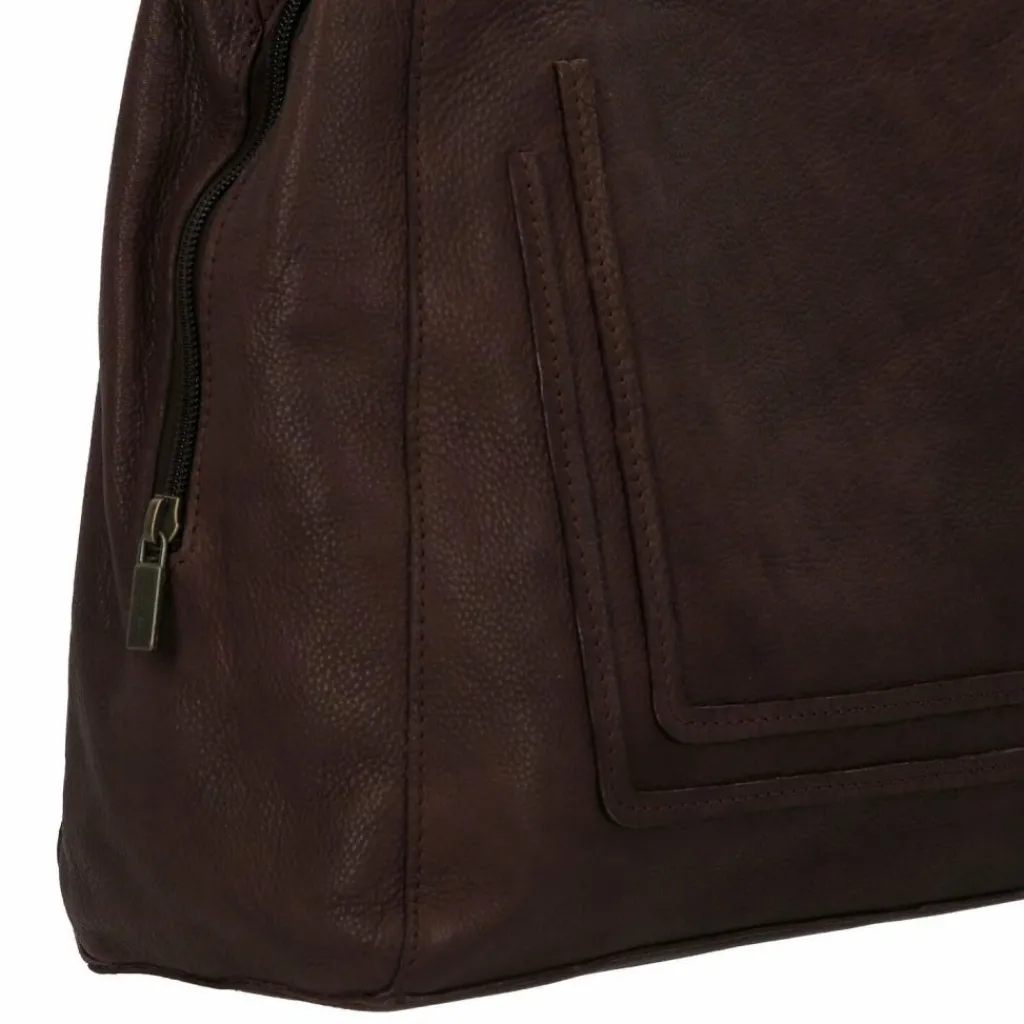 Cowboysbag Shopper|Schultertaschen<Chained Wallowa Shopper Tasche Leder 36 cm hickory