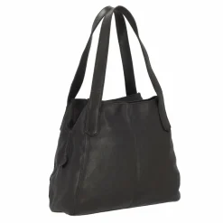 Outlet Cowboysbag Cow Crust Alberton Schultertasche Leder 32 cm black