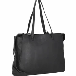 New Cowboysbag Cow Crust Babell Schultertasche Leder 41 cm Laptopfach black
