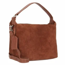 Cowboysbag Schultertaschen<Creston Schultertasche Leder 32 cm dark tan-cognac