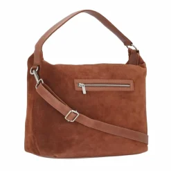 Cowboysbag Schultertaschen<Creston Schultertasche Leder 32 cm dark tan-cognac
