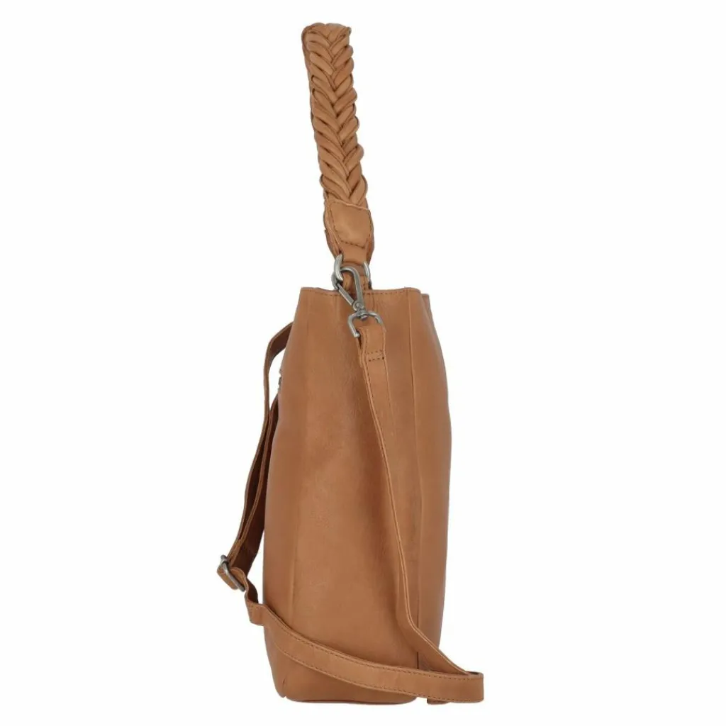 Cowboysbag Schultertaschen<Edmonton Schultertasche Leder 29 cm fawn
