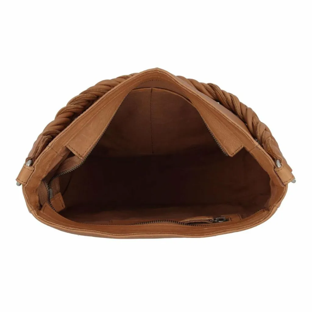 Cowboysbag Schultertaschen<Edmonton Schultertasche Leder 29 cm fawn