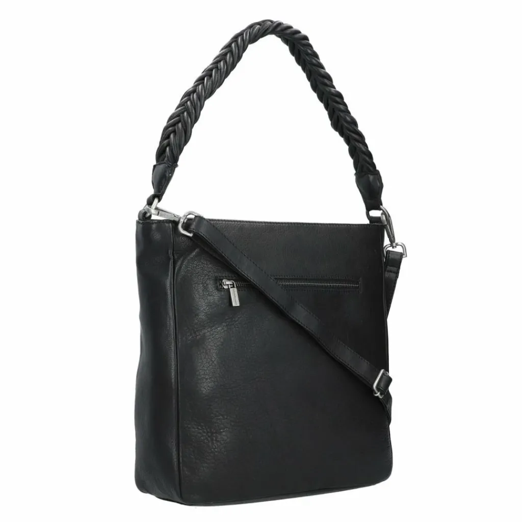 Cowboysbag Schultertaschen<Edmonton Schultertasche Leder 29 cm black