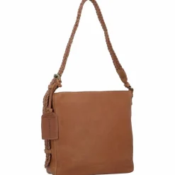 New Cowboysbag Foxhill Schultertasche Leder 28 cm fawn