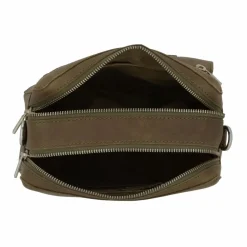 Cowboysbag Umhängetaschen<Franklin Umhängetasche Leder 22 cm camouflage green