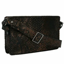 Hot Cowboysbag Glam Monticello Umhängetasche Leder 22 cm croco bronze
