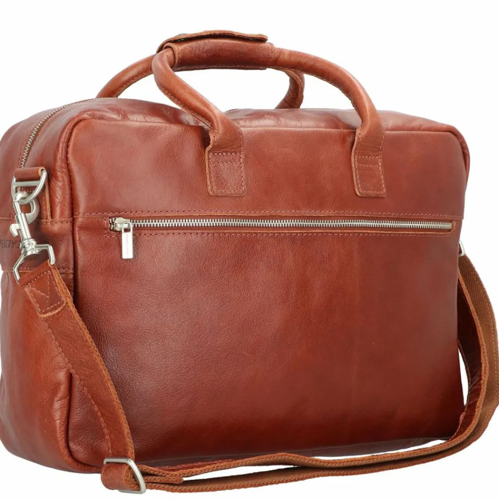 Cowboysbag Henkeltaschen<Handtasche Leder 41 cm cognac