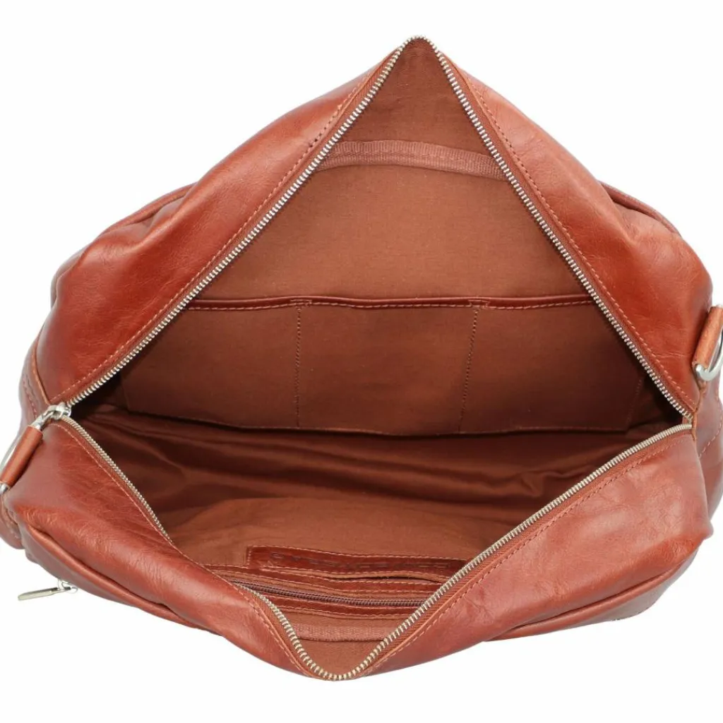 Cowboysbag Henkeltaschen<Handtasche Leder 41 cm cognac