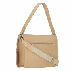 Cowboysbag Schultertaschen<Houston Schultertasche Leder 32 cm sand