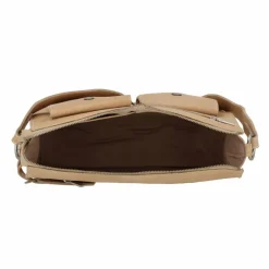 Cowboysbag Schultertaschen<Houston Schultertasche Leder 32 cm sand