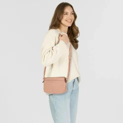 Cowboysbag Umhängetaschen<Kirkwood Umhängetasche Leder 20 cm rosedust