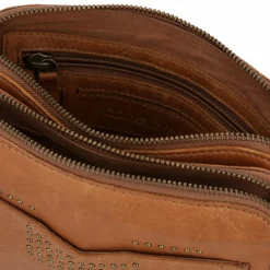 Discount Cowboysbag Lavish Minam Umhängetasche Leder 20 cm fawn