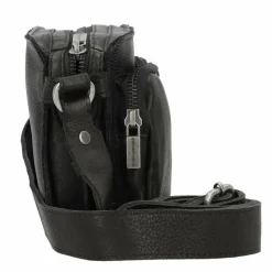 Hot Cowboysbag Merlin Umhängetasche Leder 22 cm black