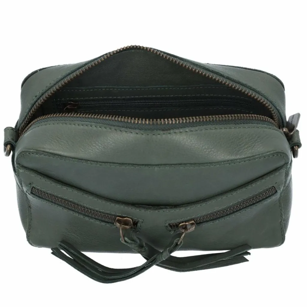 Cowboysbag Umhängetaschen<Miami Umhängetasche Leder 20 cm deep teal