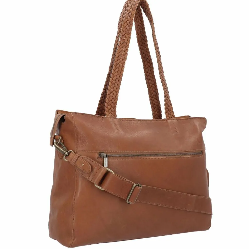 Online Cowboysbag Oily Cow Bushton Schultertasche Leder 40 cm fawn