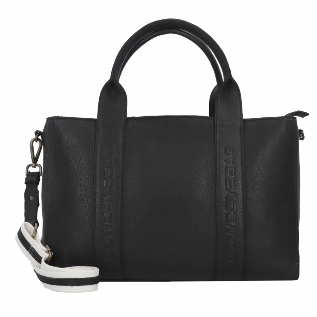 Cowboysbag Schultertaschen<Oily Cow Schultertasche Leder 37 cm black