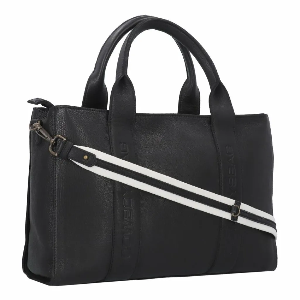 Cowboysbag Schultertaschen<Oily Cow Schultertasche Leder 37 cm black