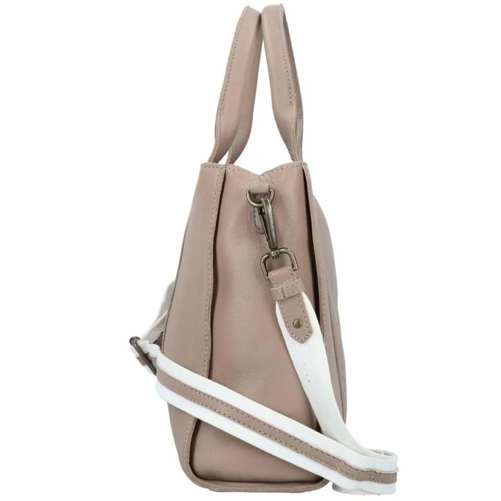 Cowboysbag Schultertaschen<Oily Cow Schultertasche Leder 37 cm mocca