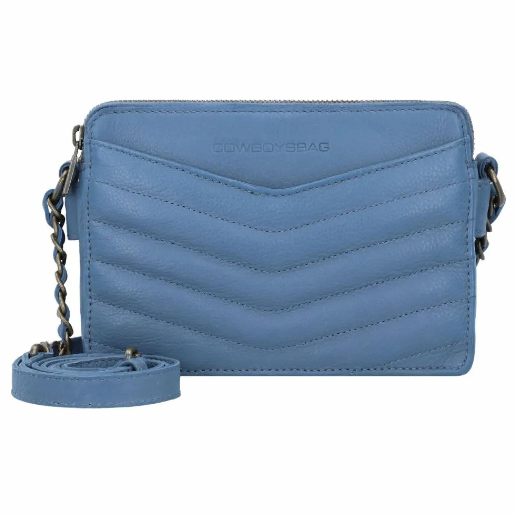 Cowboysbag Umhängetaschen<Oily Cow Umhängetasche Leder 25 cm elemental blue