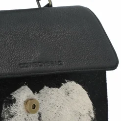 Cowboysbag Henkeltaschen<Seattle Handtasche Leder 25 cm black-gold hair on