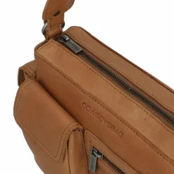 Cowboysbag Schultertaschen<Susanville Schultertasche Leder 25 cm fawn