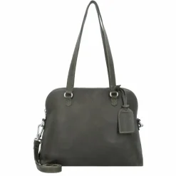 Cowboysbag Schultertaschen<Winwick Schultertasche Leder 34 cm dark green