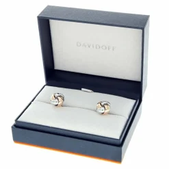 Davidoff Essentials Manschettenknöpfe Messing 1,30 cm