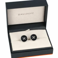 Davidoff Essentials Manschettenknöpfe Messing 1,8 cm