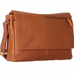 Outlet Davidoff Essentials Messenger Leder 38 cm cognac