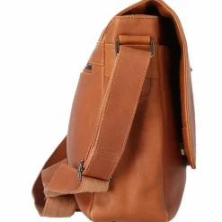 Outlet Davidoff Essentials Messenger Leder 38 cm cognac