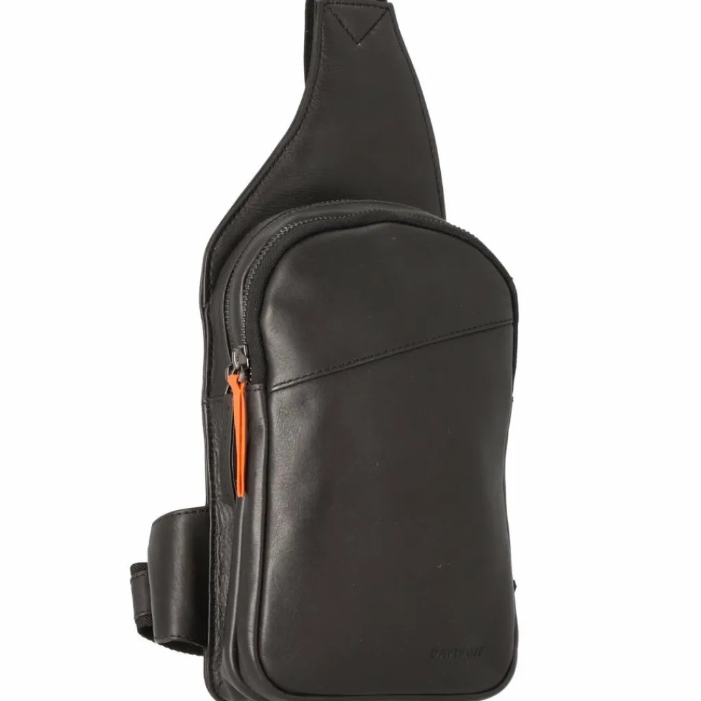 Discount Davidoff Essentials Umhängetasche Leder 13,5 cm black