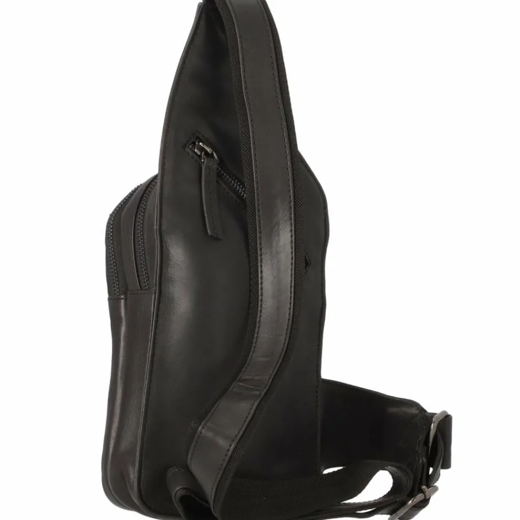 Discount Davidoff Essentials Umhängetasche Leder 13,5 cm black