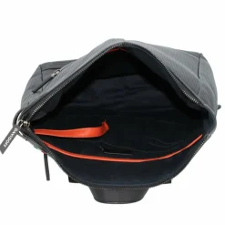 Davidoff Lederrucksäcke|Daypacks<Paris Daypack Leder 38 cm Laptopfach schwarz